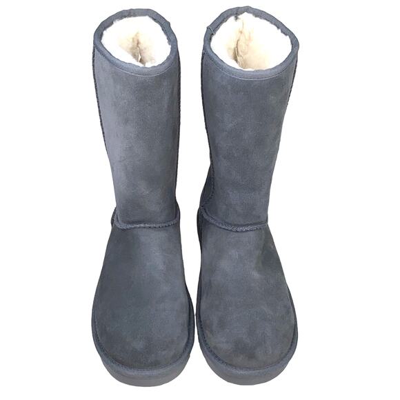 Koolaburra X UGG Women’s Classic Grey Suede Winter Boots Size US 7 - Picture 4 of 9
